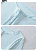 カラーハーフボタン半袖Tシャツ