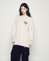25FW AC BEAR GRAFFITI LONG SLEEVE LIGHT GRAY
