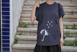 レイニーTシャツ - ディープネイビー