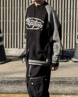 Corel Two-Way Raglan Knit Zip-Up