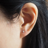 Square Cubic Zirconia Earrings