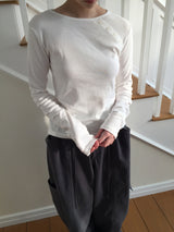 Bias snap long sleeve (4color)
