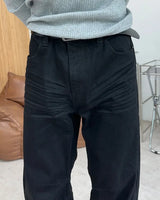 トペル リンクル カーブ デニム パンツ