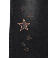 W STAR APPLIQUE LAYERED SKIRT DENIM PANTS(CV2GFFD111A)