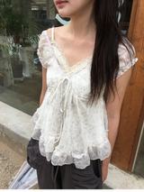 Roman Chiffon Blouse (2color)