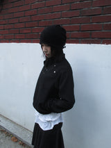 roll up string beanie