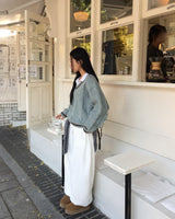 [ORIGINAL] バゲットケーブルオーバーサイズVネックニット