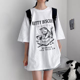 ベーカリーキャット ボクシーフィット 半袖Tシャツ (3 colors) H&L