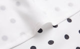 dot halter-neck sleeveless V-neck long dress
