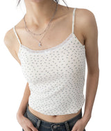 Flo Lace Cap-Sleeve Tank Top