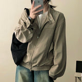 ポートボクシーシャッフルネックスリムジャケット