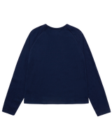 25FW WOMAN ミラーACベア長袖Tシャツ ダークネイビー