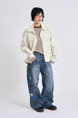 Lenny waffle crop long sleeve