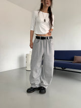 ベルトループスウェットパンツ (2C)