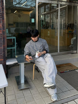 ウォッシュドロングスリーブTシャツ