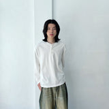 Vintage Mature Classic Button Boxy Casual Top