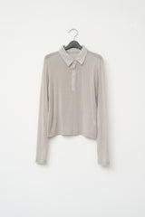(W) Ercu Silky Collar Top