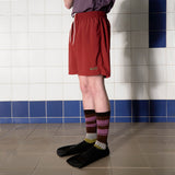 LOGO NYLON SHORT / BRICK