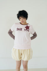 SKR 555 LAYERED TOP (PINK)