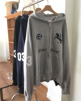 Steve Horse Hooded Zip-Up