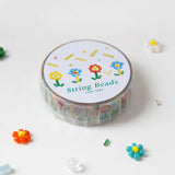String Beads Clear Tape / Garden