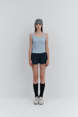 【MADE】 OONE ベーシックスリーブレストップ_ブルー