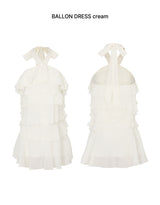 BALLON DRESS ivory