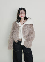 Angel Hairri Fur ボレロ ショートジャケット (Semi Cropped Jacket)