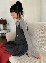 Silvana Chiffon Layered Bustier One Piece