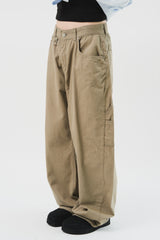 Ring Fatigue Wide Pants (3color)
