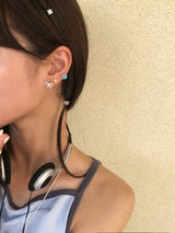 フルーツらくがきピアス（バター） - 月