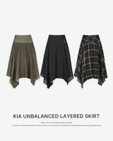 [ORIGINAL] Kia Unbalanced Layered Skirt