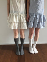 Twin Shirt フリルワンピース (2color)