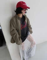 ラクシークスリーブレイヤードオーバーサイズフィットTシャツ