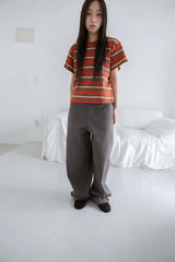 fall button pocket wide pants(2colors)