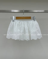パンチングレイヤードベルトスカート