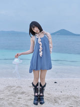 JELLYFISH BUBBLE DRESS (BLUE)