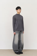 Offer Curved Washed Denim