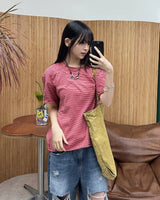 フェレーローリングストライプ半袖Tシャツ