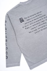 BBD クラッシュドフェイスピグメントロングtシャツ