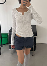 BELLA WAFFLE TEE