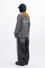 American Vintage Washed Waffle Long Sleeve T-Shirt