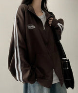 Bader Two Way Track Line High Neck Zip-Up