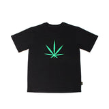 M17102 M. T-shirt. Big Weed Black