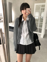 ノアプリーテッドラップスカート (2 colors)