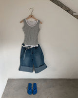 [ORIGINAL] Cain Layered Ribbed Sleeveless