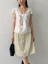 Tutti V-neck Layered Blouse