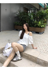 three-piece T-shirt sleeveless skirt set (3 SET)