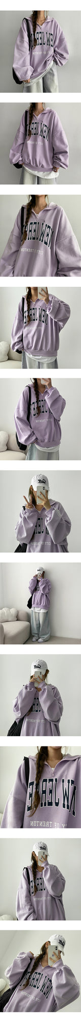 Newzie Semi-Zipup Sweatshirt (3 colors)