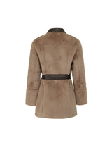 Reversible leather mustang (Brown)